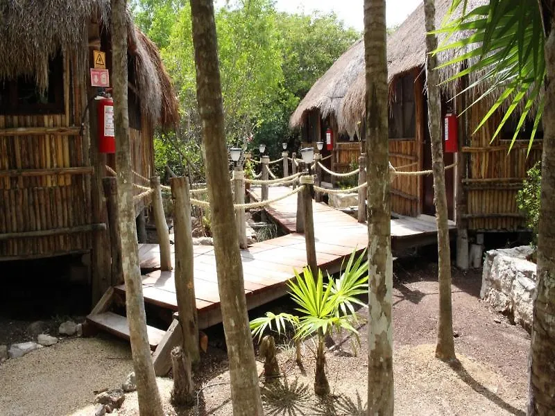 Hotel Maya Cabanas Y Cenote טולום